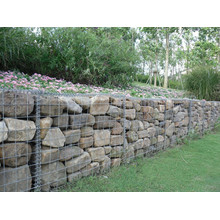 Geschweißte Maschendraht Gabion Korb / Garten Gabion